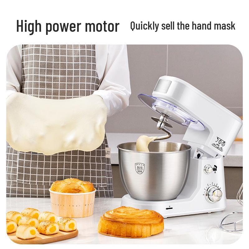 ZuanChu Multi-Functional Home Chef Mixer: Electric Dough Kneader, Egg Beater, Cream Blender