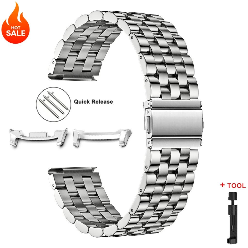 Stainless Steel Strap for Samsung Galaxy Watch 8 40mm 44mm 8 Classic 46mm Galaxy Ultra 47mm 2025 Band Metal Bracelet Wristband