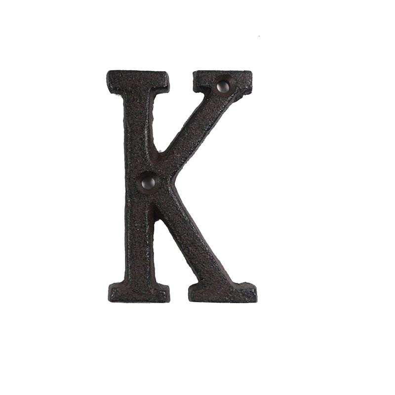 ??? Metal Letters Numbers Cast Iron Decoration House Sign Doorplate DIY Cafe Wall