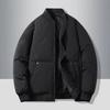Autumn and Winter Baseball Collar Men's Fashionable and Versatile Cotton Jacket Outer Warm Cotton Jacket Baseball Jacket