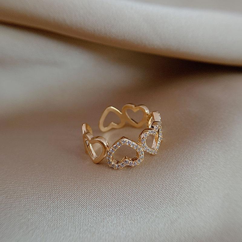 New 2024 Minimalist Thin Rings For Women Wedding Brilliant Cubic Zircon High Quality Versatile Female Finger Ring Jewelry Gifts