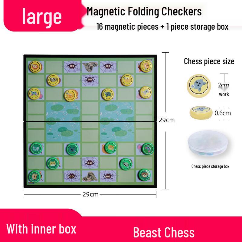 Magnetic Foldable Portable Board Game Set