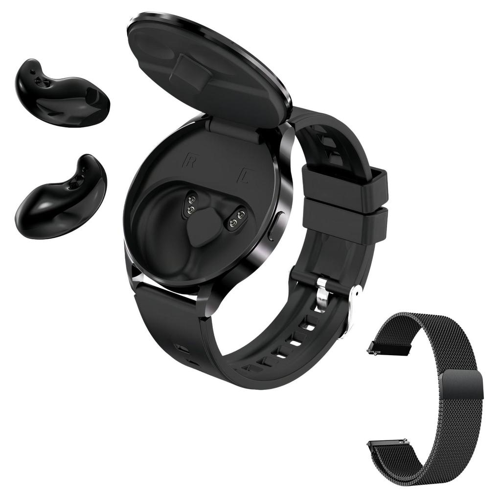 Fava Bean X10PRO Earbuds & Smartwatch Combo - 1.46'' Screen, TWS, No Ear Pressure for Sleep