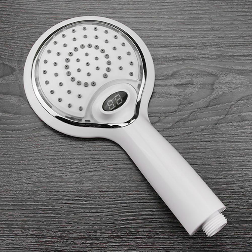 Buy LED Handheld Shower Head with Temperature Digital Display Shower