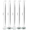 Stainless Steel Embossing Dotting Pen - Double-Ended Nail Art Shaping Tool