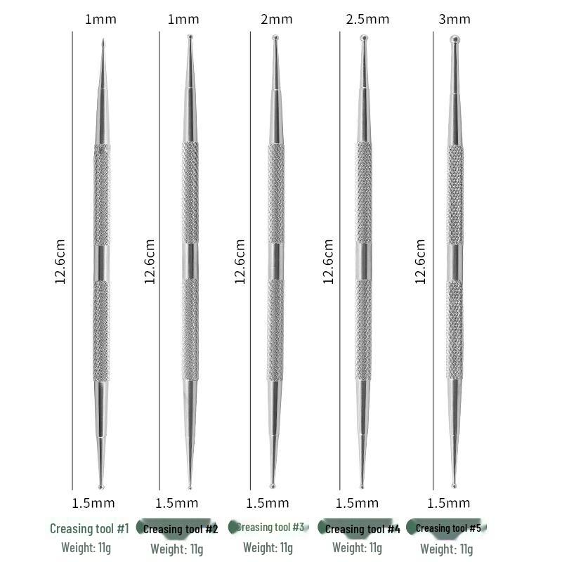 Stainless Steel Embossing Dotting Pen - Double-Ended Nail Art Shaping Tool