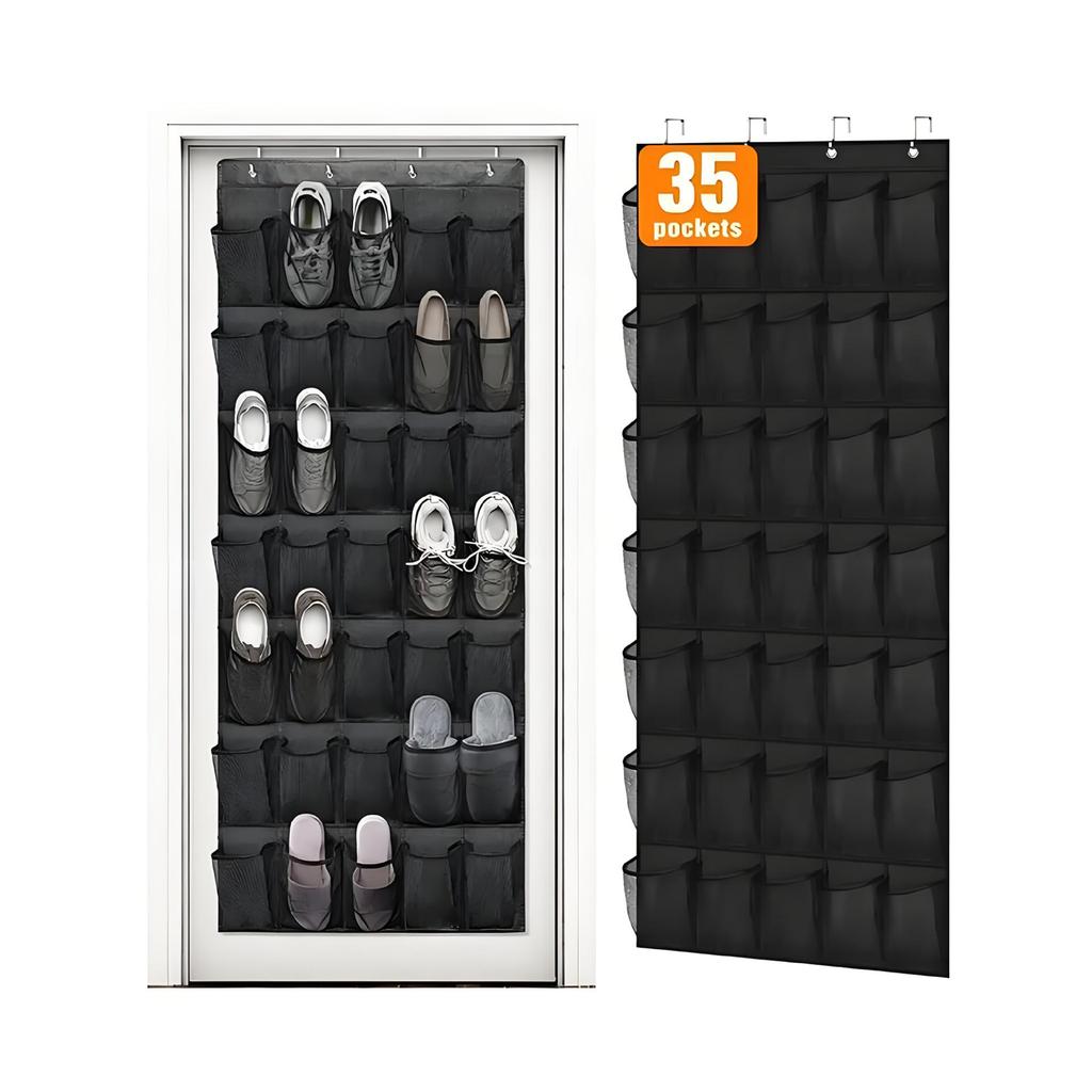 Temu Wall-Mounted Multifunctional Hanging Shoe and Sundries Storage Bag