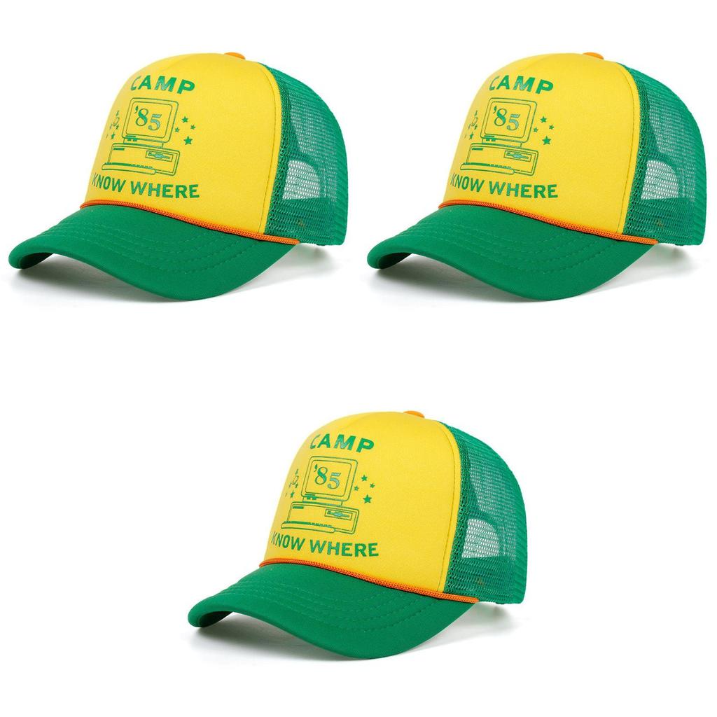 Limitierte Auflage Stranger Things Camp Baseballkappe Lustige Halloween-Neuheit Accessoires