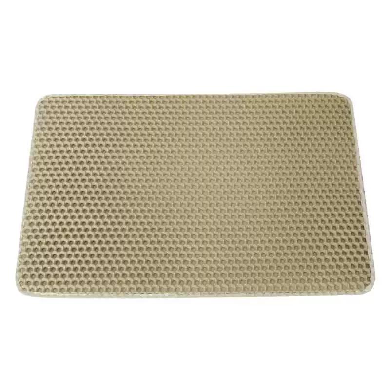 Eva Double Layer Extra Large Cat Litter Mat - Prevents Litter Tracking & Controls Mess