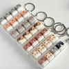Finger-Tip Pressing Fidget Keychain Cat Fidget Toy Keyboard Fidget Toy Keycap Keychain  Gifts