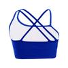 Girls Asymmetrical Spaghetti Straps Sleeveless Strappy Back Open Back Sport Crop Vest