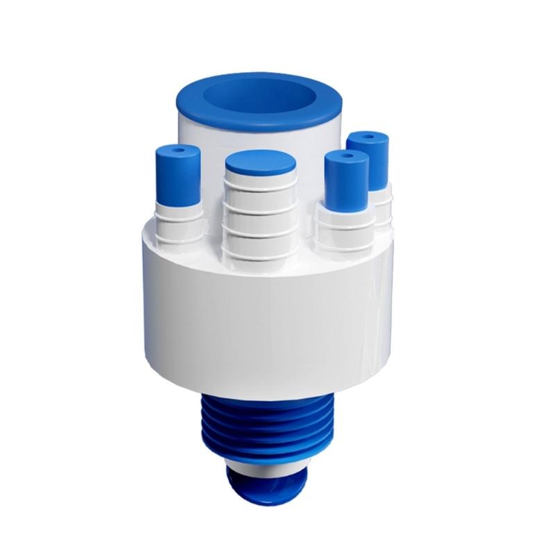 

Three-in-One Drain Pipe Under The Water Pipe Shower Backflow Preventer for Home 1