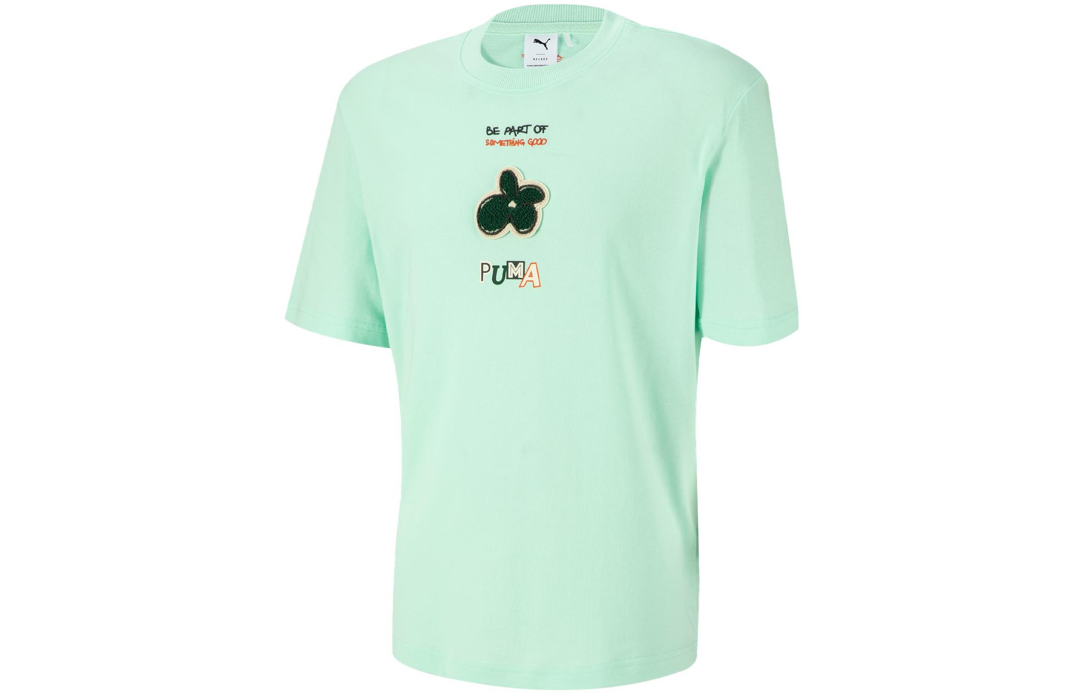PUMA SS23 T Shirt Unisex Mint Green 539982-31 L