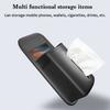 Car Seat Side Multifunctional Storage Bag Leather Tissue Paper Storage Box Auto Interior Glasses Mobile Phone Organize Bag
