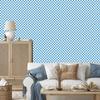 Azure Checkerboard Wallpaper, Fine Detail for Living Room and Bedroom 50x1000