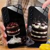 Custodia per Telefono Cellulare Torta della Foresta Nera per Samsung Galaxy S26 S25 S24 S23 S22 S21 S20 Note20 Plus FE Ultra Cover Colorata in Vetro