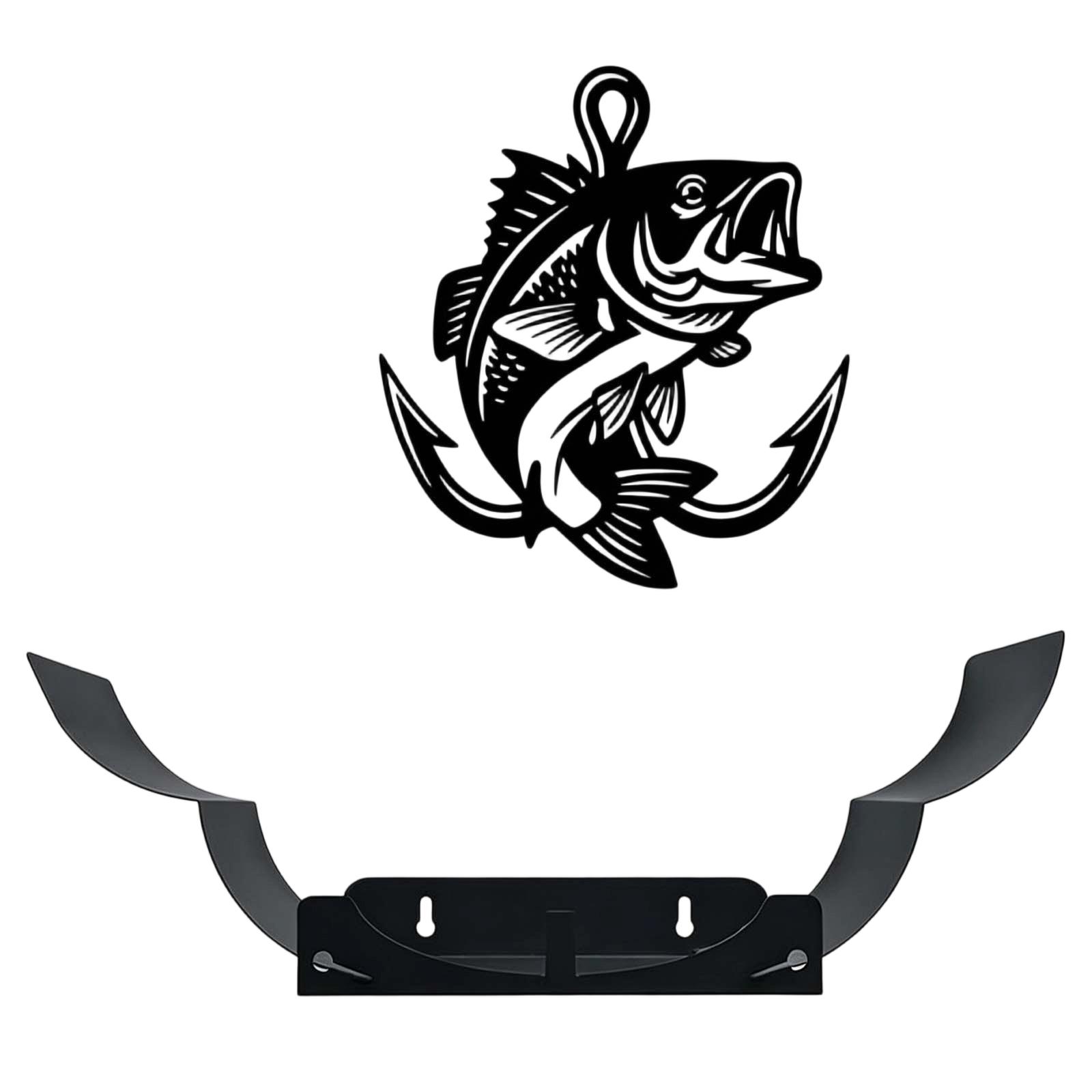 Large Capacity Wrought Wall Mount Towel Holder for Kitchen Bathroom