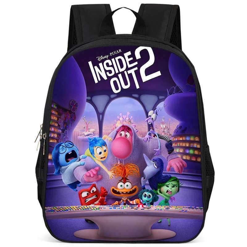 

Inside Out 2 Stylish 15-inch Student Backpack With Large Capacity For School Style A