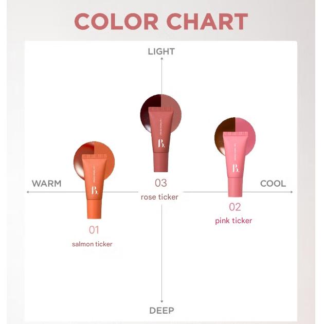 BONCEPT Peel-Off Lip Tattoo Sticker 8g (Salmon, Pink, Rose) (10 Options)