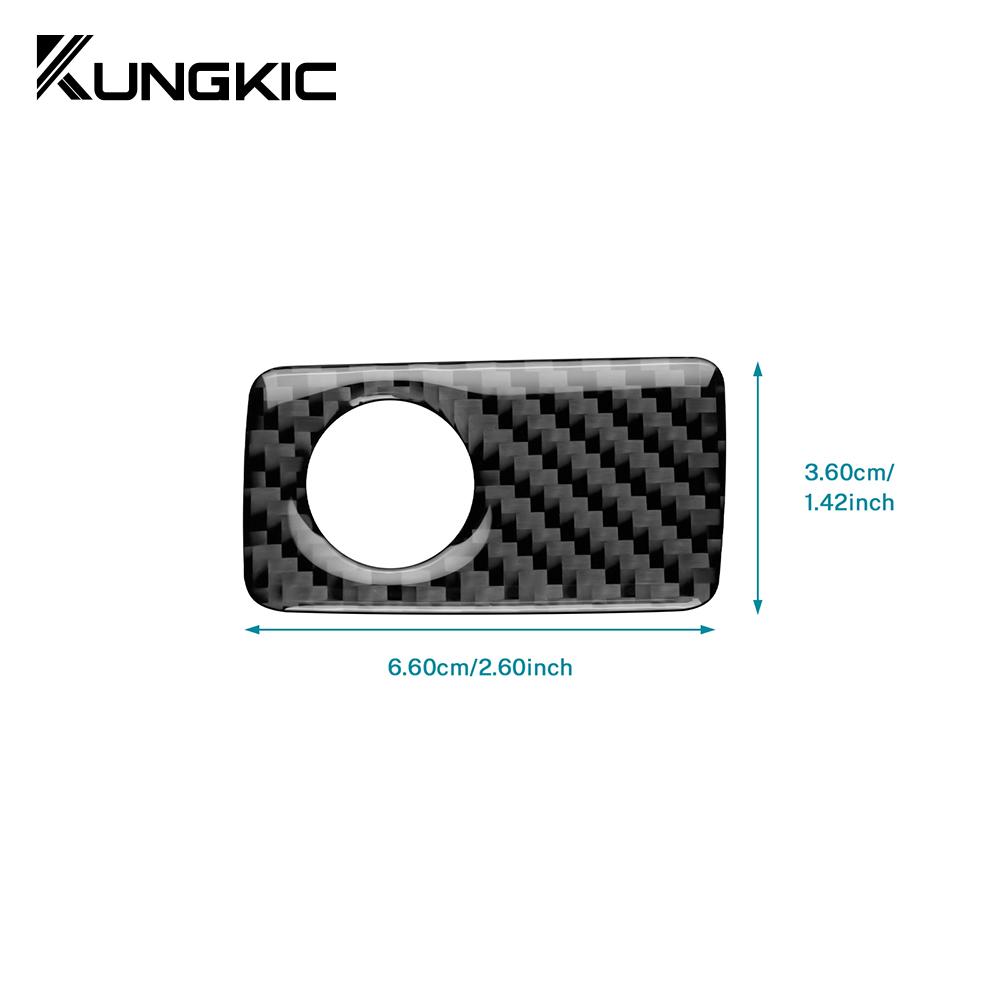 Real Soft Carbon Fiber Sticker For Kia Stinger 2019 2020 2025 2025 2025 LHD RHD Car Co-Pilot Golve Box Interior Trim Accessories