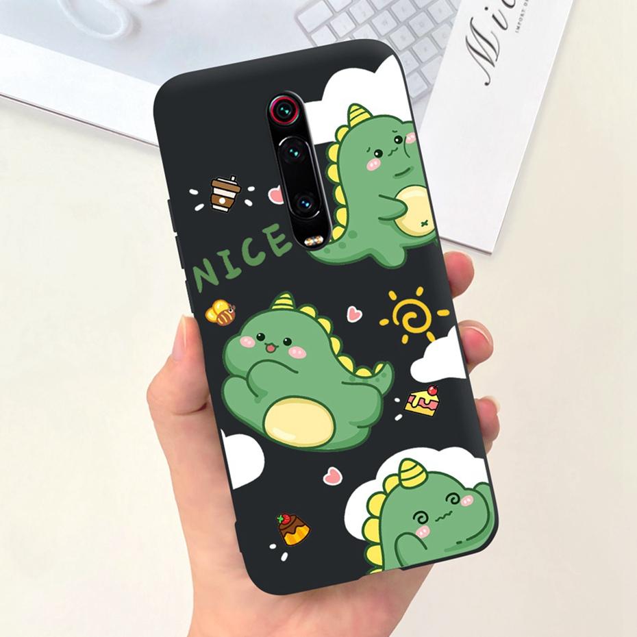 Kreslený obal pro Xiaomi Mi 9T Pro Mi9T Roztomilý barevný měkký silikonový zadní kryt pro Xiaomi Mi 9T 9 T 9TPro Pouzdra na telefon