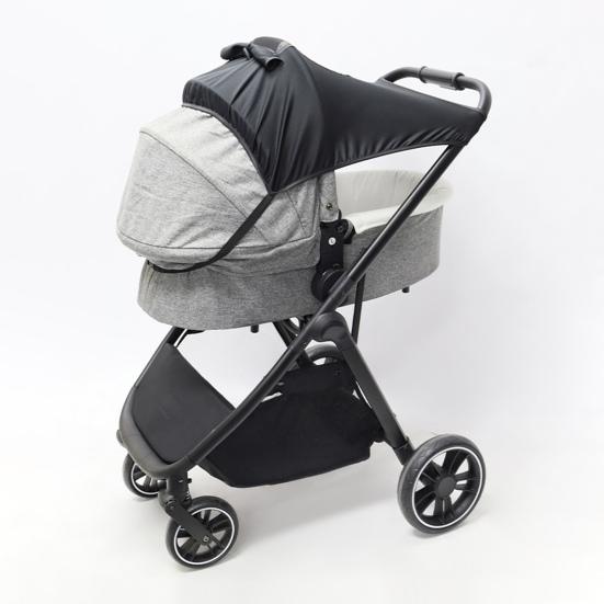 Stroller Sun Shade UV Protection Foldable Wind Dust Cover for Baby Strollers Adjustable Rain Cover for Car Seats Prams