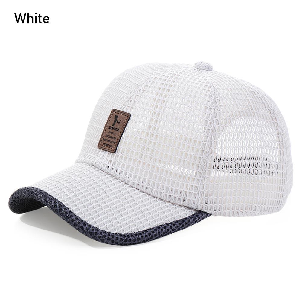 Men Women Quick-dry Sports Baseball Cap Snapback Sunhat Mesh Patchwork Outdoor Hiking Running Hip Hop Baseball Hats Casquette