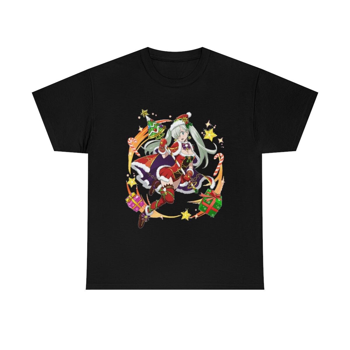 the seven deadly sins nanatsu no taizai T-shirt Elizabeth cute Christmas anime S