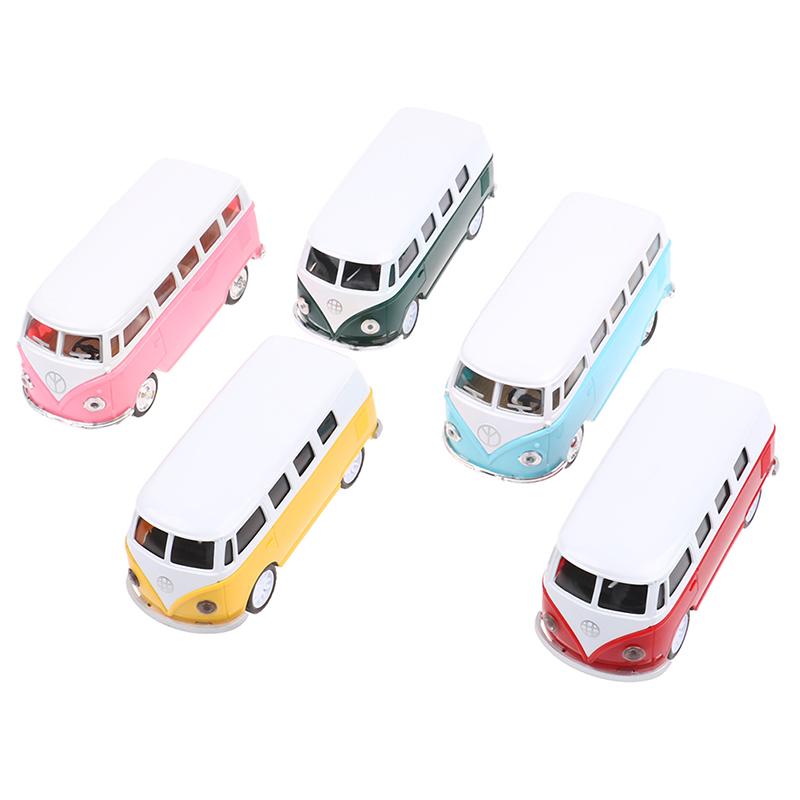 1:32 Bus Alloy Diecasts Toy Pull Back Car Models Metal Vehicles Classical Buses Pull Back Collectable Toys For Children Gifts