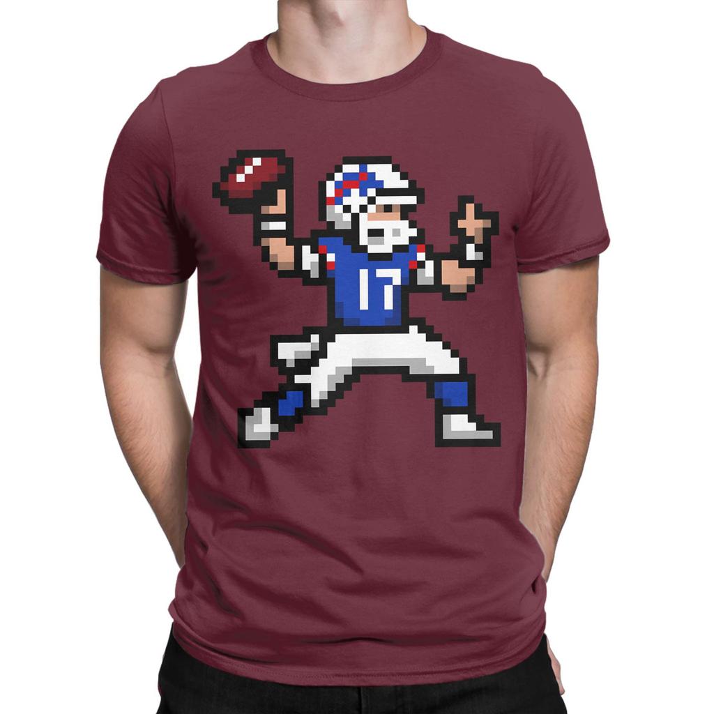 Josh Allen Cotton TShirt For Unisex Beach Y2K Funny T Shirts O Neck Trendy Cool Tees Plus Size Print Tops