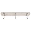 2 Pcs Wall Mounted Hook Rack Stainless Steel Brushed Finish Space Saving Wall Coat Hook for Kitchen