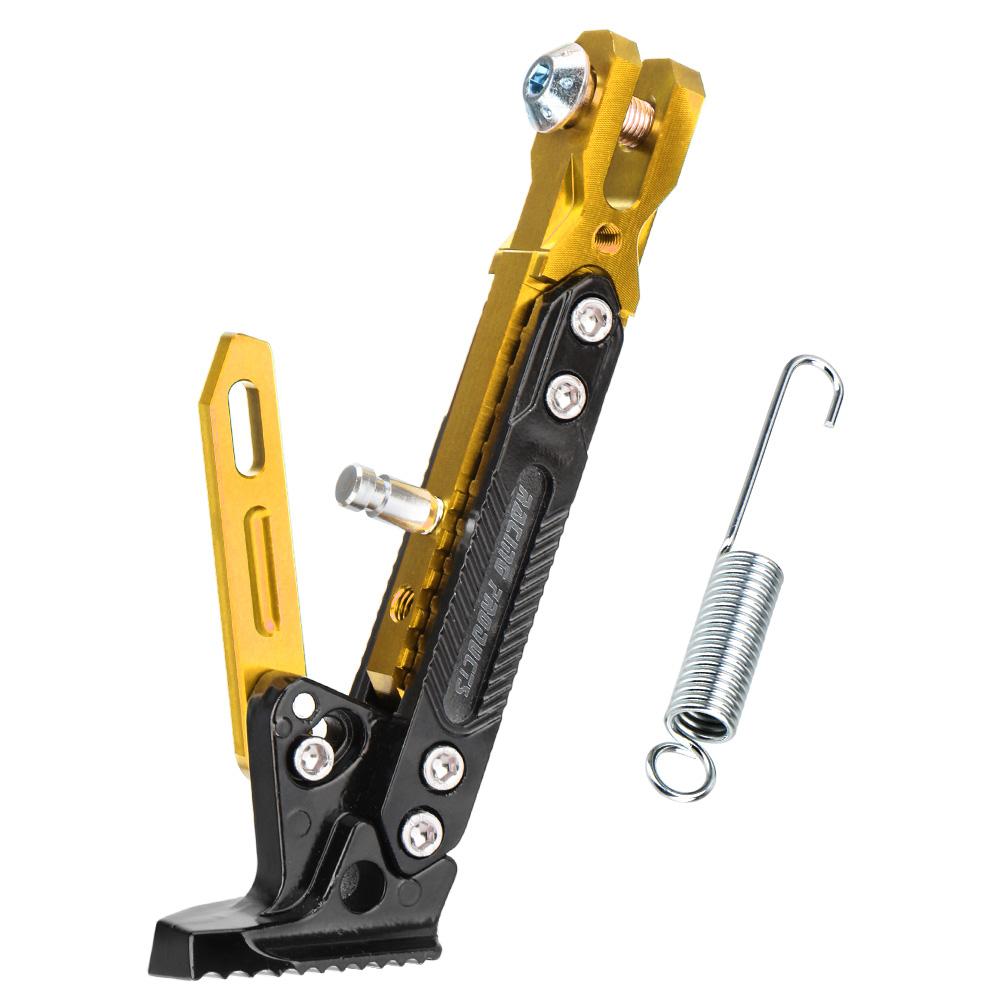 Kick Stand Parking Bracket Adjustable Kickstand Motorcycle Accessories Foot Side Stand for Electric Motorbike Motorcycle CNC