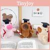 Adorable Capybara Plush Keychain Graduation Gift Soft And Cuddly Short Plush Toy