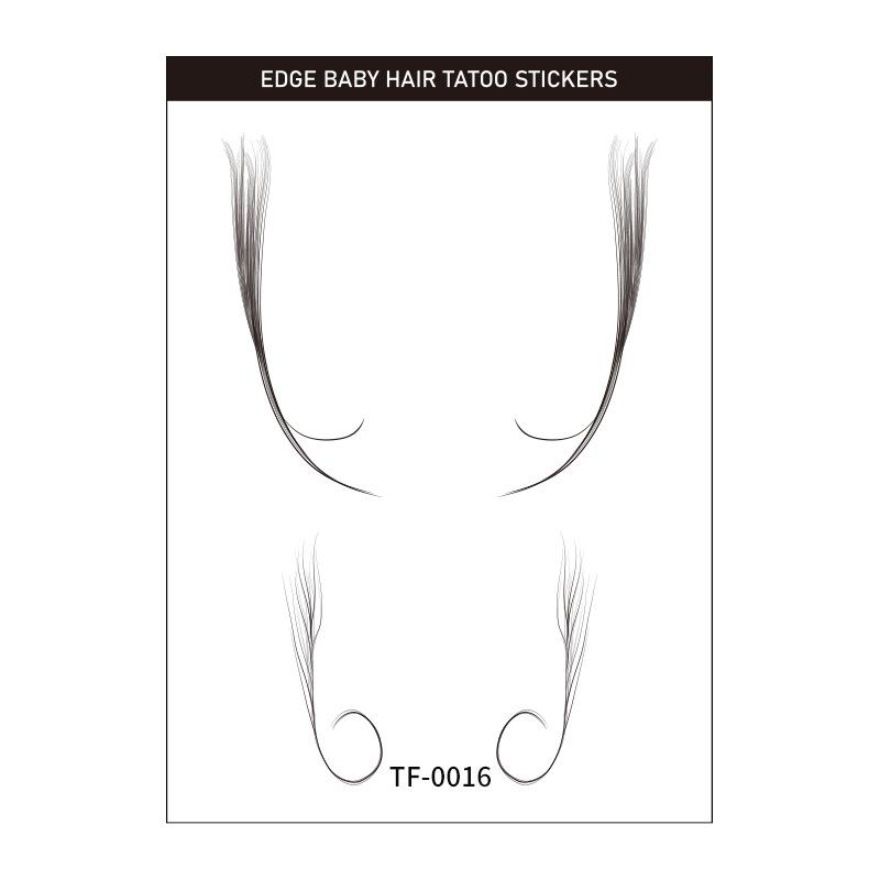 Bangs Sticker Eyebrow Sticker Hair Sticker Hairline Wig Tattoo Sticker Hair Edge Tattoo