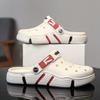 Men Casual Hole Shoes Summer Non Slip Beach Slippers Lightweight Breathable Sandals