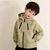 Boys' Classic Hooded Windbreaker: Versatile and Trendy Spring/Autumn Jacket