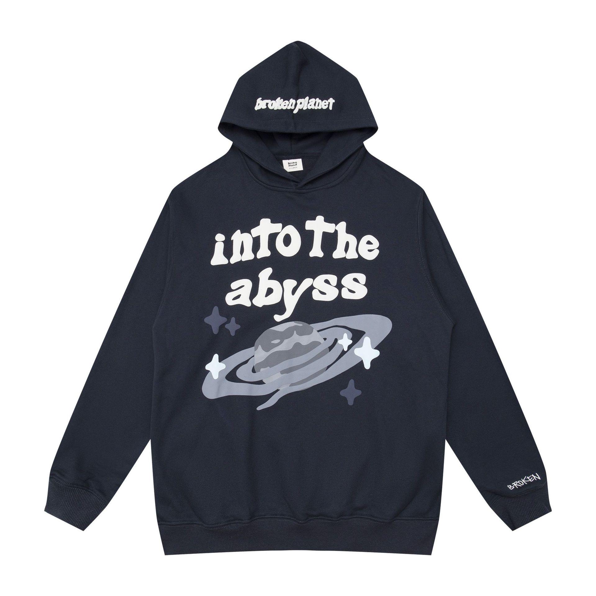 

BP Streetwear s Abyss Vortex Hoodie features a fun, foamy print with a loose, oversized fit. Medium темно-синього кольору