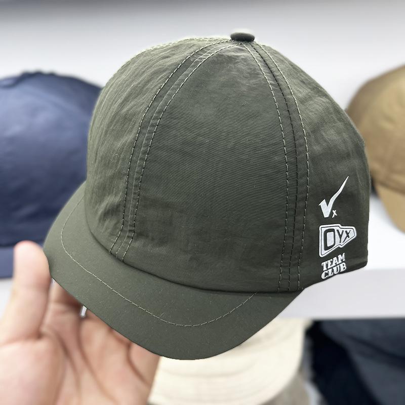 Neue Schnelltrocknende Kurze Krempe Herren und Damen Baseballkappe Sommer Amerikanische Baseballkappe Softtop Japanische Wasserdichte Mütze Damen