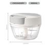 Lock&Lock Manual Pull-String Food Chopper