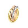 Three Worlds Titanium Steel Couple Ring for Women: Luxurious Modern Style with European and American Influence