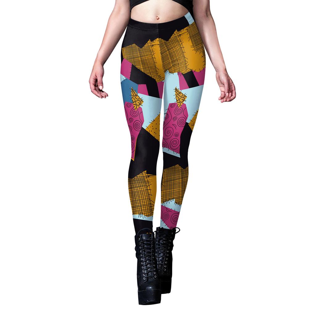 Christmas Horror Sally Cosplay Costume Halloween Zombie Funny Party Dresses Jumpsuit Leggings Mom Daughter Parent-Child Outfit
