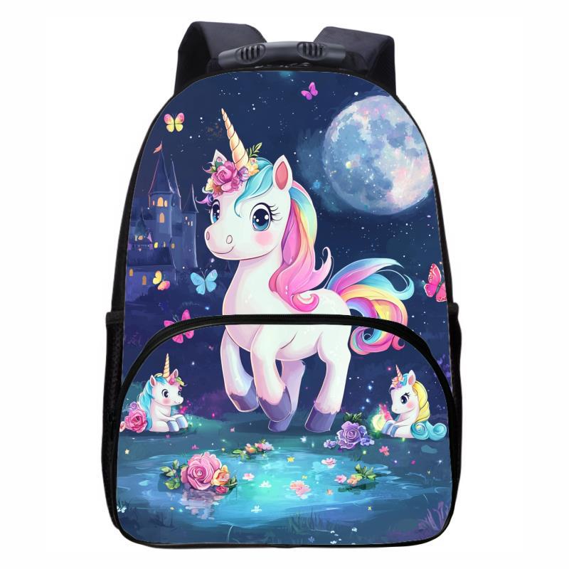 Zaino Scuola Primaria e Secondaria Unicorno Zaino Moda Uomo e Donna
