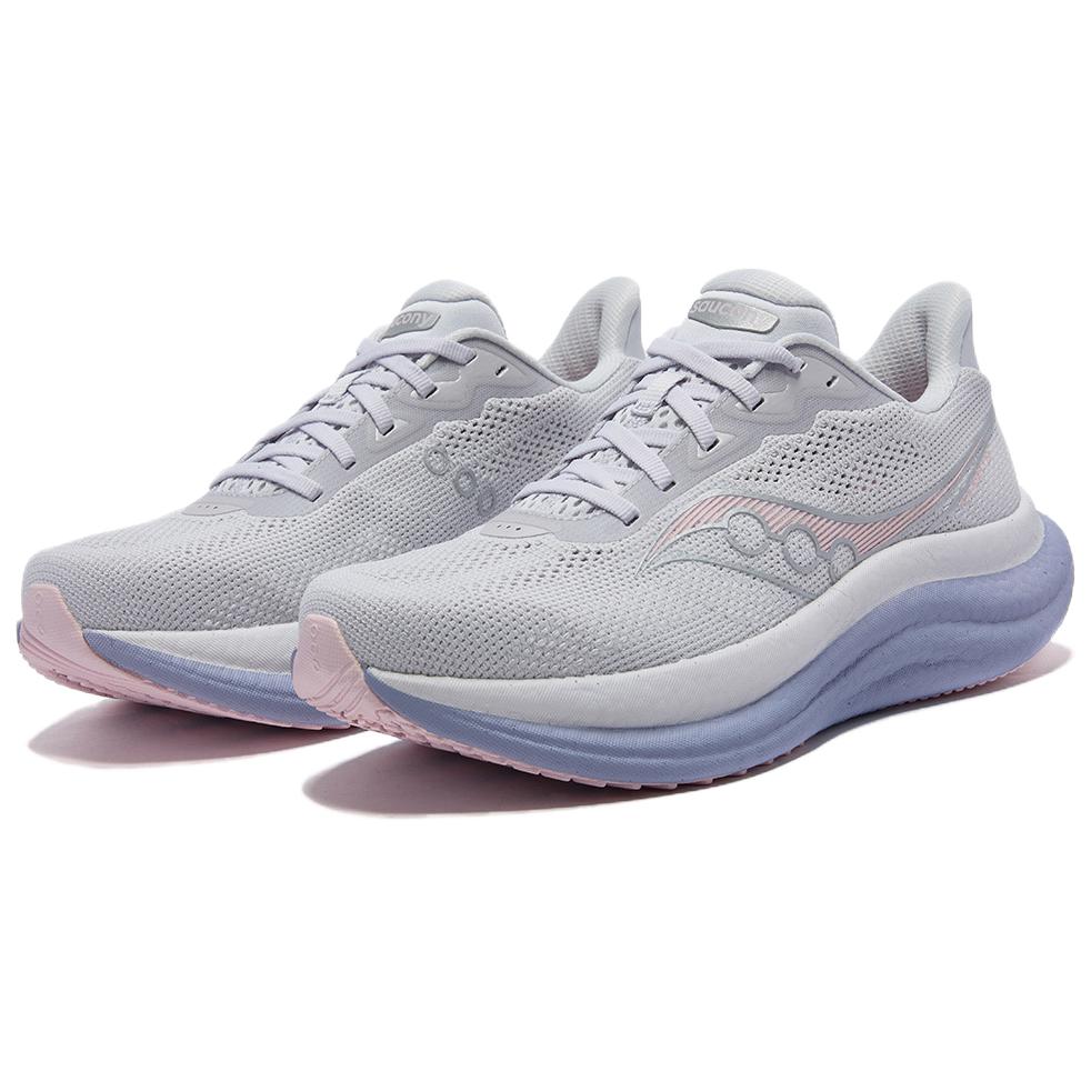 Saucony Triumph 23 Fashion Comfortable Shock Absorbing Breathable Low Top Running Shoes Unisex Running Shoes Gray S11023-543
