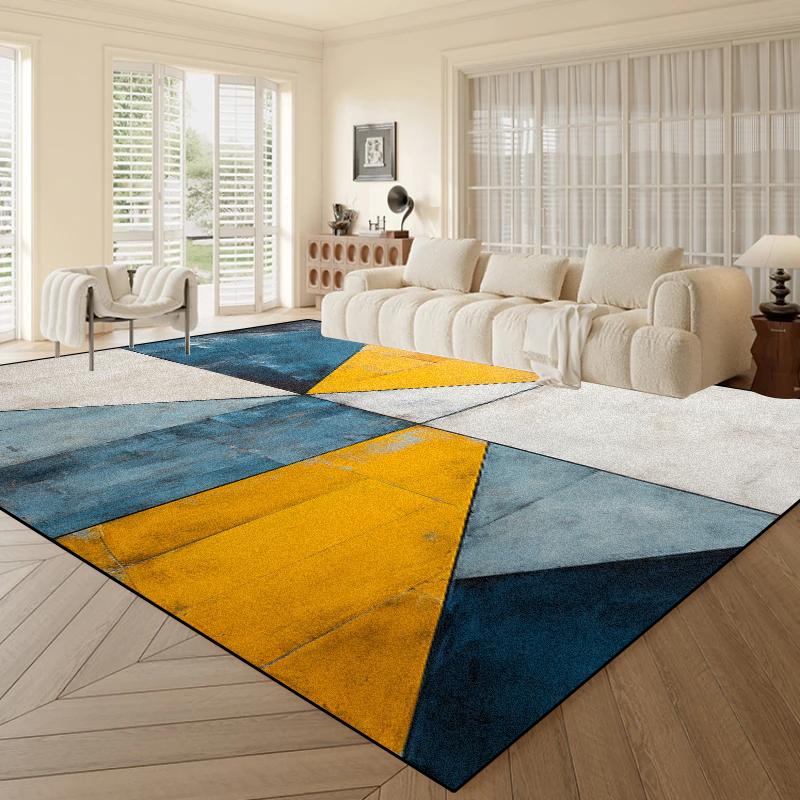 Modern Luxury Geometry Carpet For Living Room Decoration Rugs Large Area Bedroom Cloakroom Decor Rug Non-Slip Coffee Table Mat