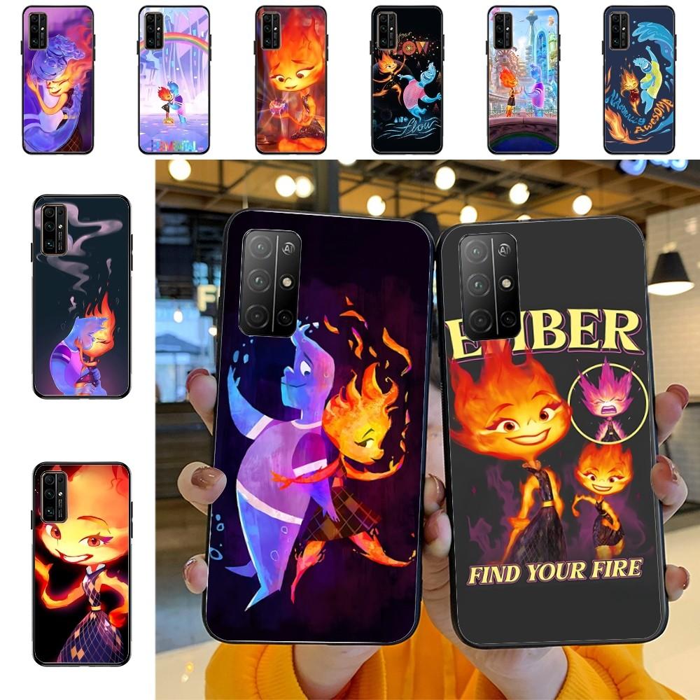 Hit Animated Film E-ELEMENTAL Phone Case For Huawei Honor 10 Lite 9 20 7A 9X 30 50 60 70 Pro Plus Soft Silicone Cover