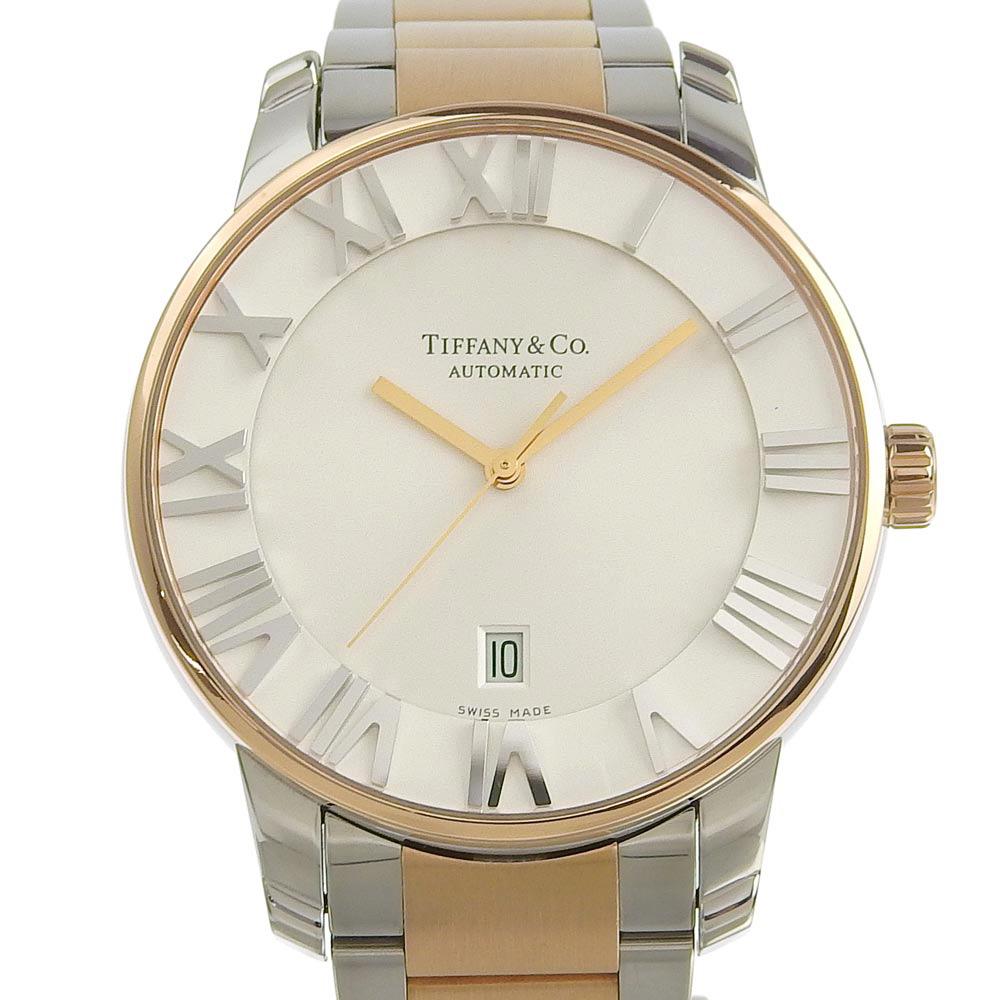 

TIFFANY&Co. Atlas Dome Watches Z1810.68.13A21A.00A gold/Silver WhiteDial Stainless Steel/Plated Gold Mechanical Automatic mens Used