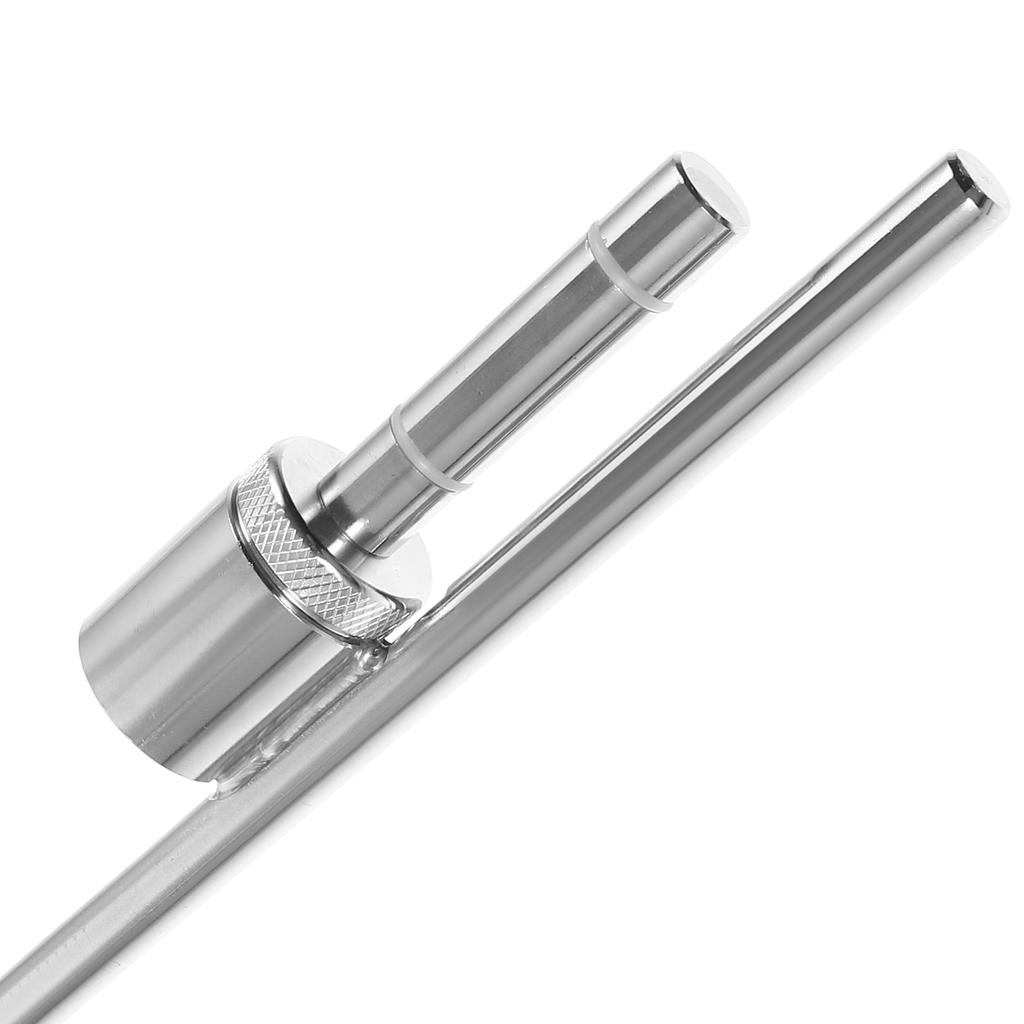 Estaca para asta de bandera de acero inoxidable con rodamiento de manguito para base, estaca fija al suelo, accesorios para banderas, soporte para mástil, telescópico, resistente