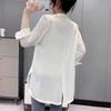 Jachetă Mică de Costum Femei Stil cu Mânecă de Șapte Sferturi Primăvară Vară Protecție Solară