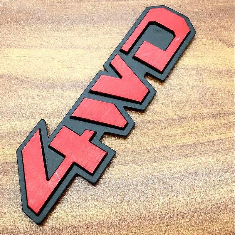 

4WD 4X4 наклейка эмблема автомобиля значок наклейка стайлинга автомобилей красный