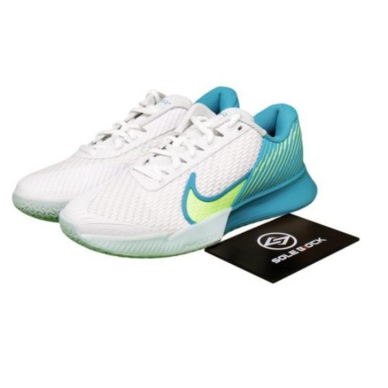 NikeCourt Air Zoom Vapor Pro 2 Белый Бирюзовый Лайм W - DR6192-103 EU 35.5 белый